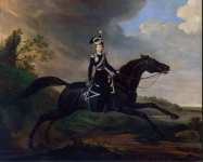 Kruger Franz Equestrian Portrait of Grand Prince Alexander Nikolayevich  - Hermitage